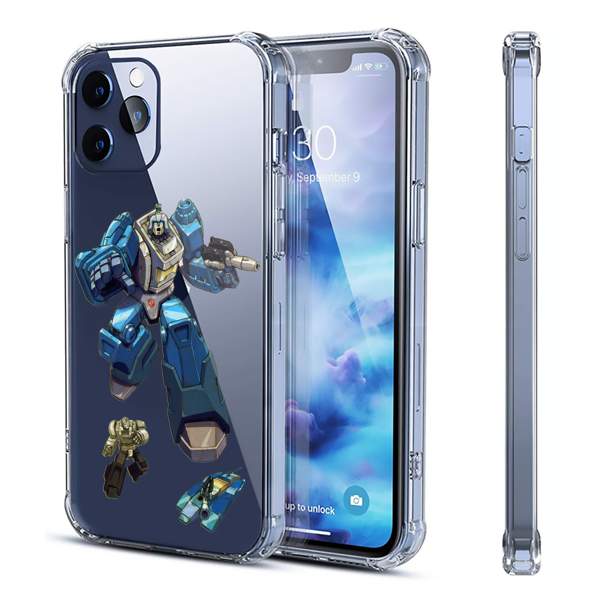 （画像用）  【iPhone 12シリーズ対応】透明スマホケース（クリアソフトケース）